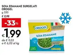 Bennet Soia edamame surgelati OROGEL offerta