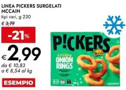 Bennet Linea pickers surgelati MCCAIN offerta