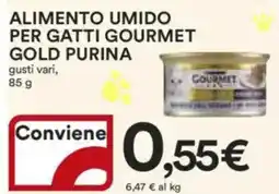 Ipercoop Alimento umido per gatti gourmet gold purina offerta