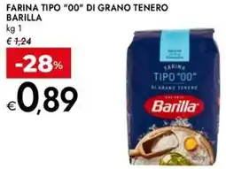 Bennet Farina tipo "00" di grano BARILLA tenero offerta