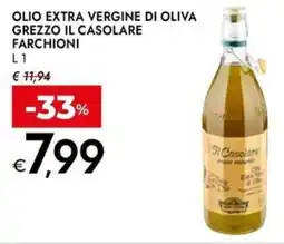 Bennet Olio extra vergine di oliva grezzo il casolare FARCHIONI offerta