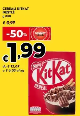 Bennet Cereali kitkat NESTLÉ offerta