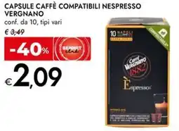 Bennet Capsule caffè compatibili nespresso VERGNANO offerta
