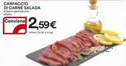 Ipercoop Carpaccio di carne salada offerta