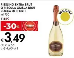 Bennet Riesling extra brut o ribolla gialla brut ROCCA DEI FORTI offerta
