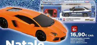 Ipercoop Radiocomando 1:24 Reel con Luci Frontali offerta