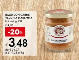Bennet Ragù con carne VECCHIA MAREMMA offerta