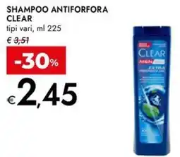 Bennet Shampoo antiforfor CLEAR offerta