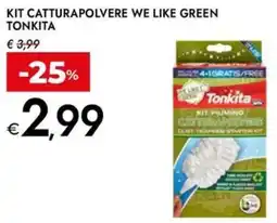 Bennet Kit catturapolvere we like green TONKITA offerta