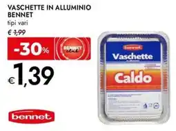 Bennet Vaschette in alluminio BENNET offerta