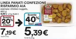 Ipercoop Linea panati confezione risparmio AIA offerta