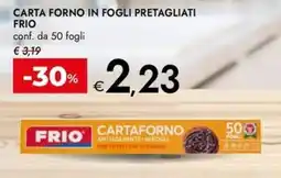 Bennet Carta forno in fogli pretagliati FRIO offerta