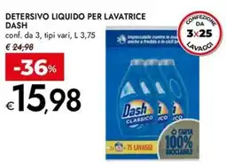 Bennet Detersivo liquido per lavatrice DASH offerta