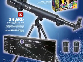 Ipercoop Telescopio Galaxy 30/60 offerta