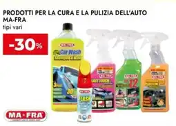 Bennet Prodotti per la cura e la pulizia dell'auto MA-FRA offerta
