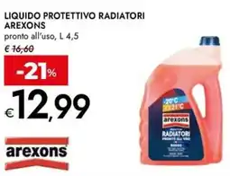 Bennet Liquido protettivo radiatori AREXONS offerta