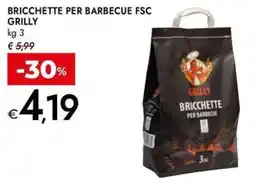 Bennet Bricchette per barbecue FSC GRILLY offerta