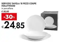 Bennet Servizio tavola 18 pezzi coupe hollywood offerta
