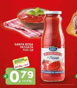 Extra Supermercati Santa rosa passata offerta