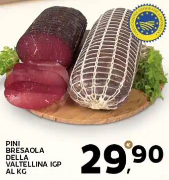 Extra Supermercati Pini bresaola della valtellina IGP offerta