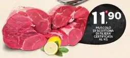Extra Supermercati Muscolo di scottona di filiera certificata offerta
