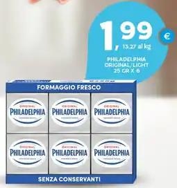 Extra Supermercati Philadelphia original/light offerta