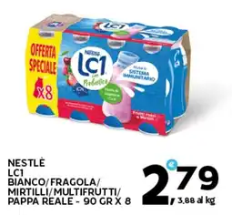 Extra Supermercati Nestlé lc1 bianco/fragola/ mirtilli/multifrutti/ pappa reale offerta