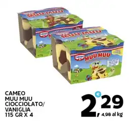Extra Supermercati Cameo muu muu ciocciolato/ vaniglia offerta