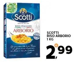 Extra Supermercati Scotti riso arborio offerta
