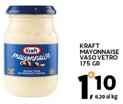 Extra Supermercati Kraft mayonnaise vaso vetro offerta