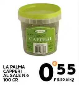 Extra Supermercati La palma capperi al sale N.9 offerta