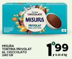 Extra Supermercati Misura tortina privolat al cioccolato offerta