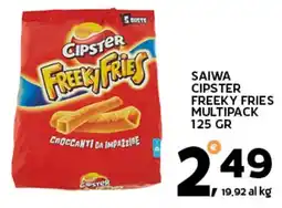 Extra Supermercati Saiwa cipster freeky fries multipack offerta