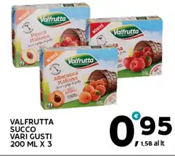 Extra Supermercati Valfrutta succo vari gusti offerta