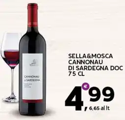 Extra Supermercati Sella&mosca cannonau di sardegna DOC offerta
