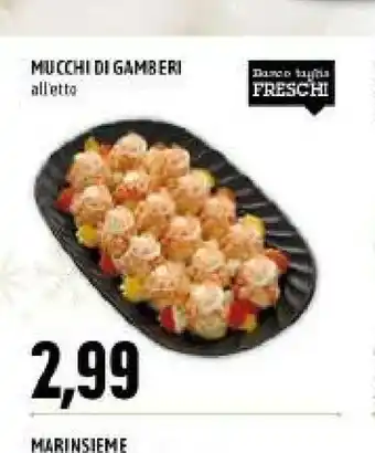 Mucchi di gamberi