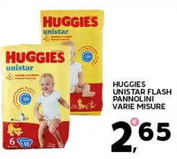 Extra Supermercati Huggies unistar flash pannolini varie misure offerta