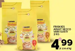Extra Supermercati Friskies adult secco vari gusti offerta