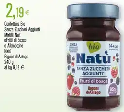 Coop Confettura Bio Senza Zuccheri Aggiunti offerta