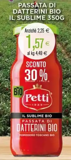 Coop Passata di datterini bio il sublime Petti offerta