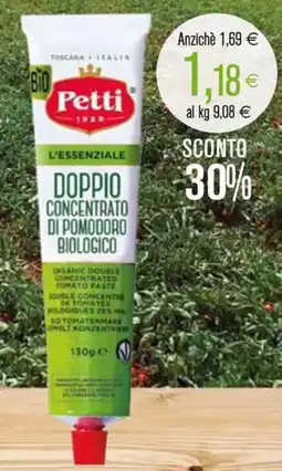 Coop Doppio concentrato bio l'essenziale Petti offerta