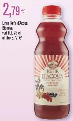 Coop Linea Kefir d'Acqua Bionova vari tipi offerta
