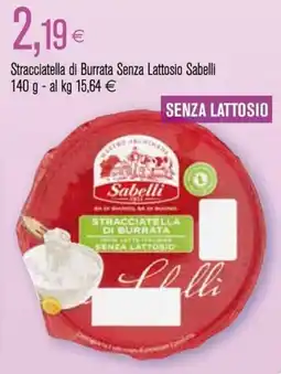 Coop Stracciatella di Burrata Senza Lattosio Sabelli offerta