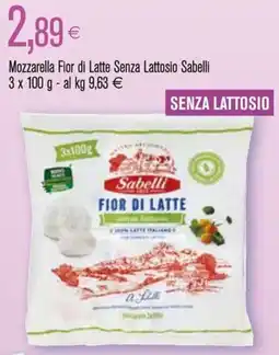 Coop Mozzarella Fior di Latte Senza Lattosio Sabelli offerta