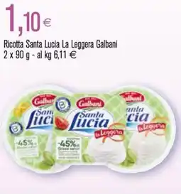 Coop Ricotta Santa Lucia La Leggera Galbani offerta