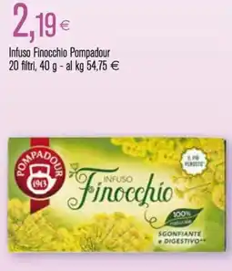Coop Infuso Finocchio Pompadour 20 filtri offerta