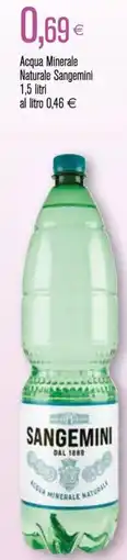 Coop Acqua Minerale Naturale Sangemini offerta