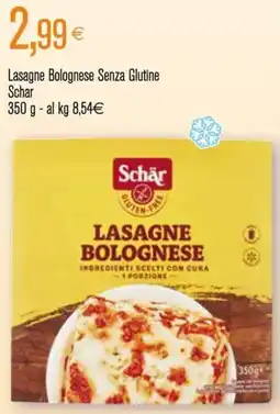 Coop Lasagne Bolognese Senza Glutine Schar offerta