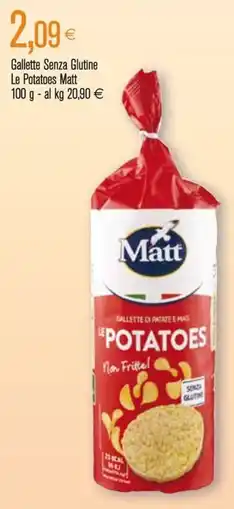 Coop Gallette Senza Glutine Le Potatoes Matt offerta