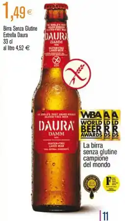 Coop Birra Senza Glutine Estrella Daura offerta